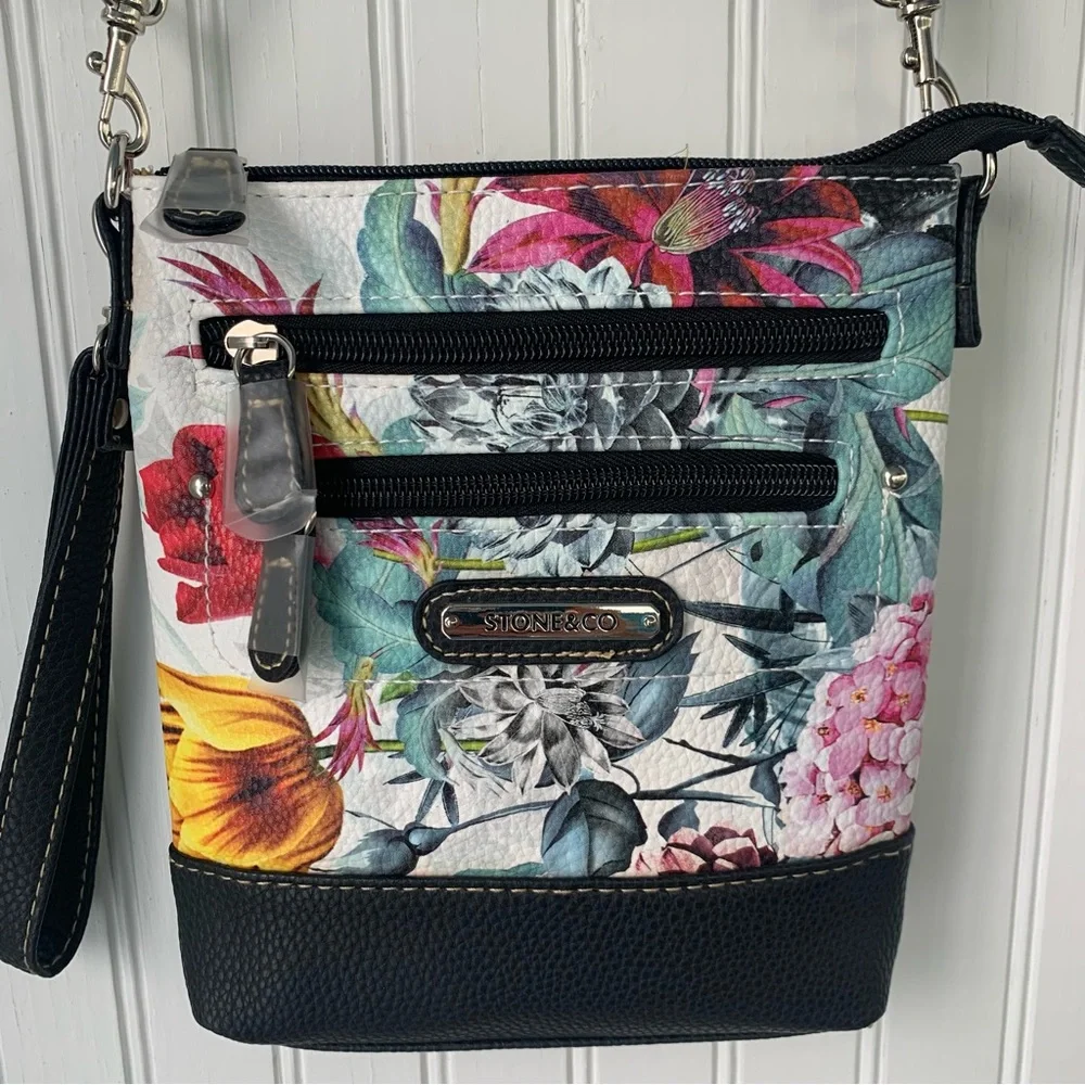 Stone & Co. Floral Crossbody Bag (NWOT) - Picture 3 of 8